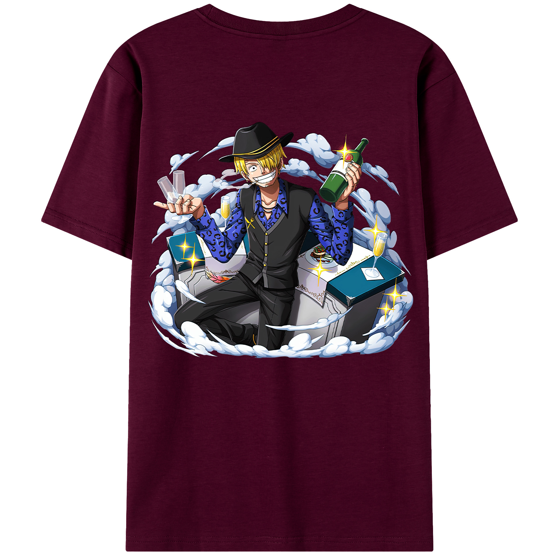 （画像用） ワンピース サンジ ONE PIECE Sanji レディース半袖Tシャツ(バックプリント)